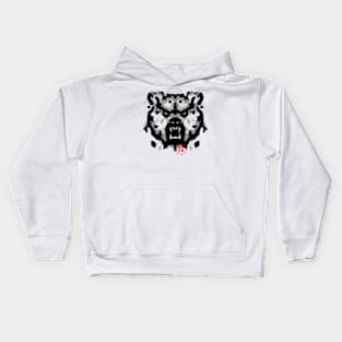 Bear Rorschach Test by Tobe Fonseca Kids Hoodie